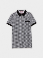 %Pto% Polo Pata de Gallo negro