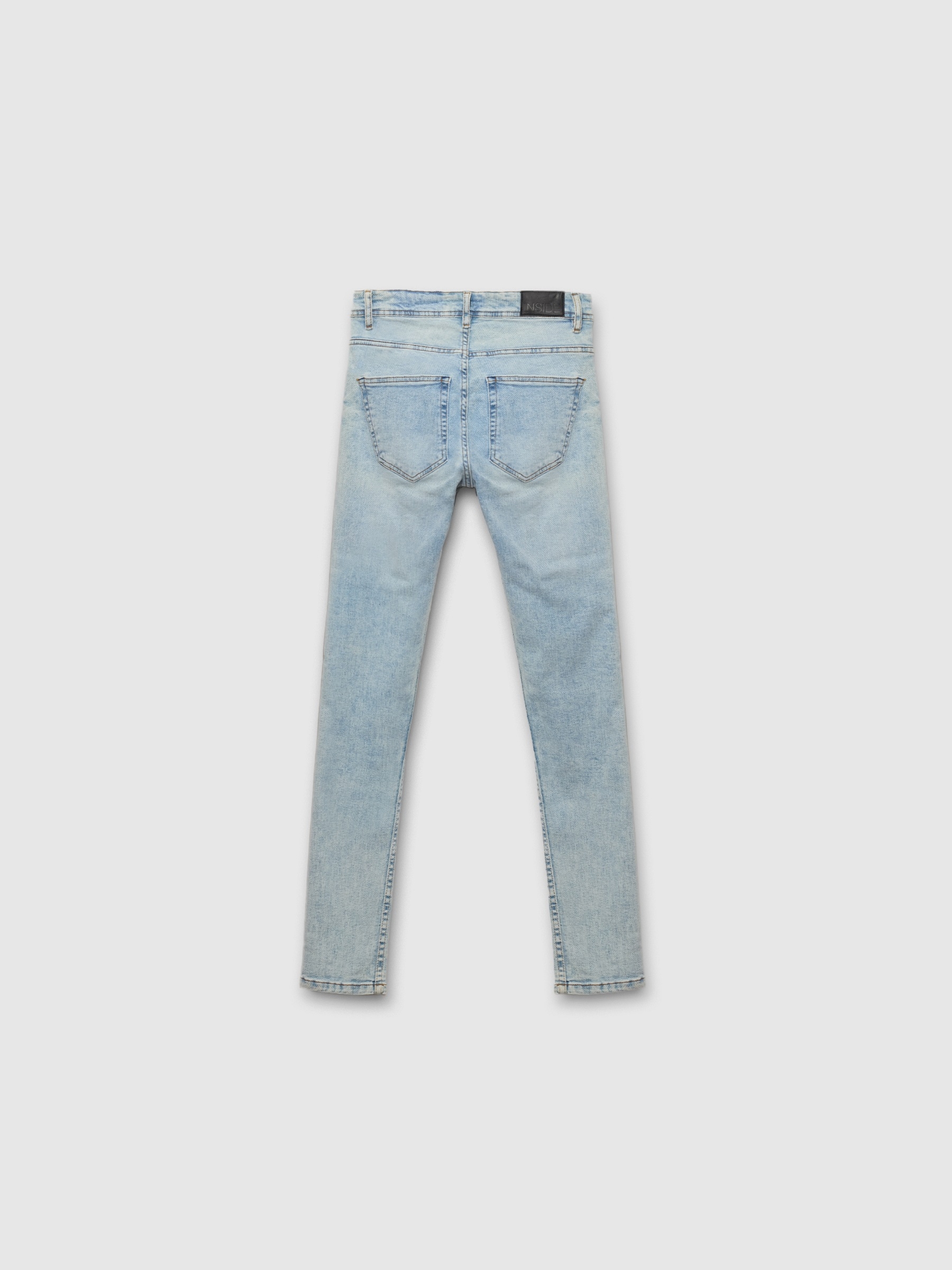 Jeans skinny azul claro azul vista general frontal