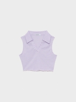 %Pto% Sleeveless crop top mauve