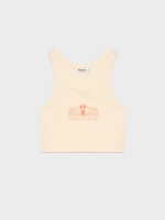 %Pto% Printed tank top sand