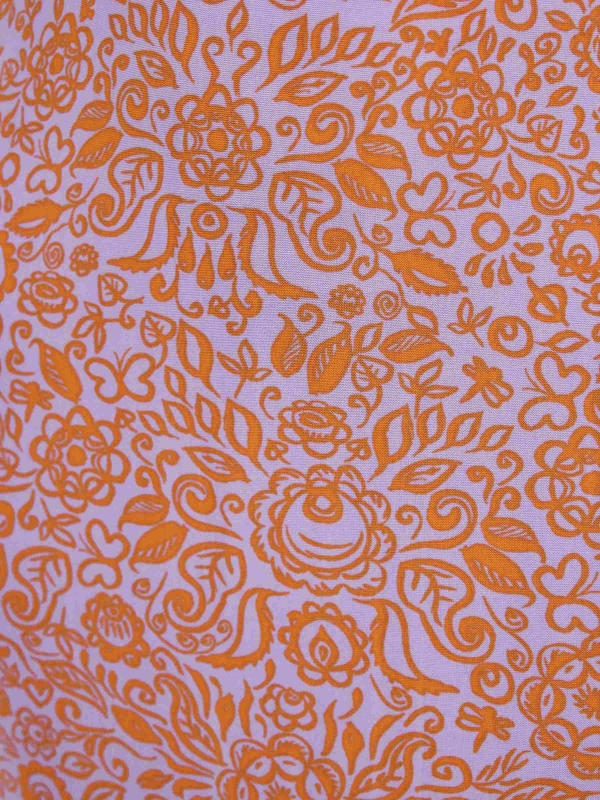 Flower print midi skirt mauve detail view