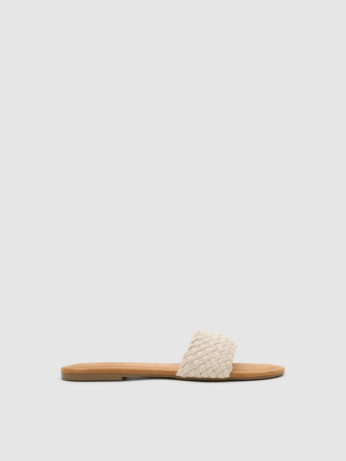 Off-white braided sandal off white
