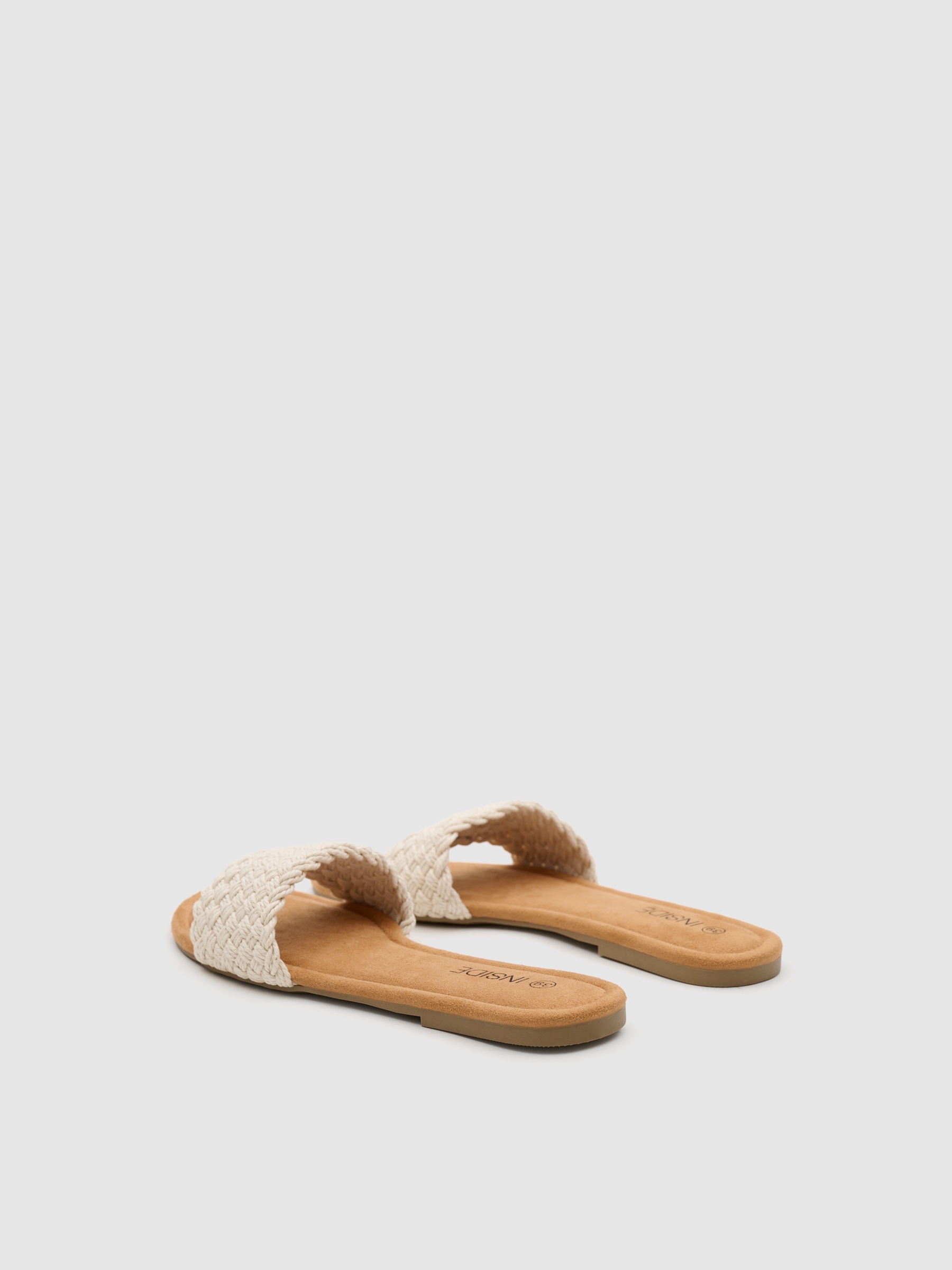 Off-white braided sandal off white
