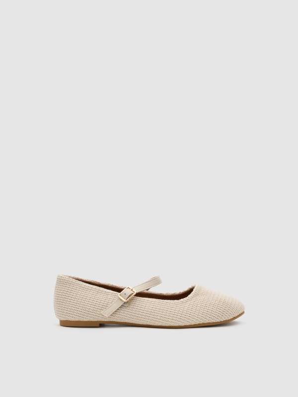 Sabrina hook buckle beige