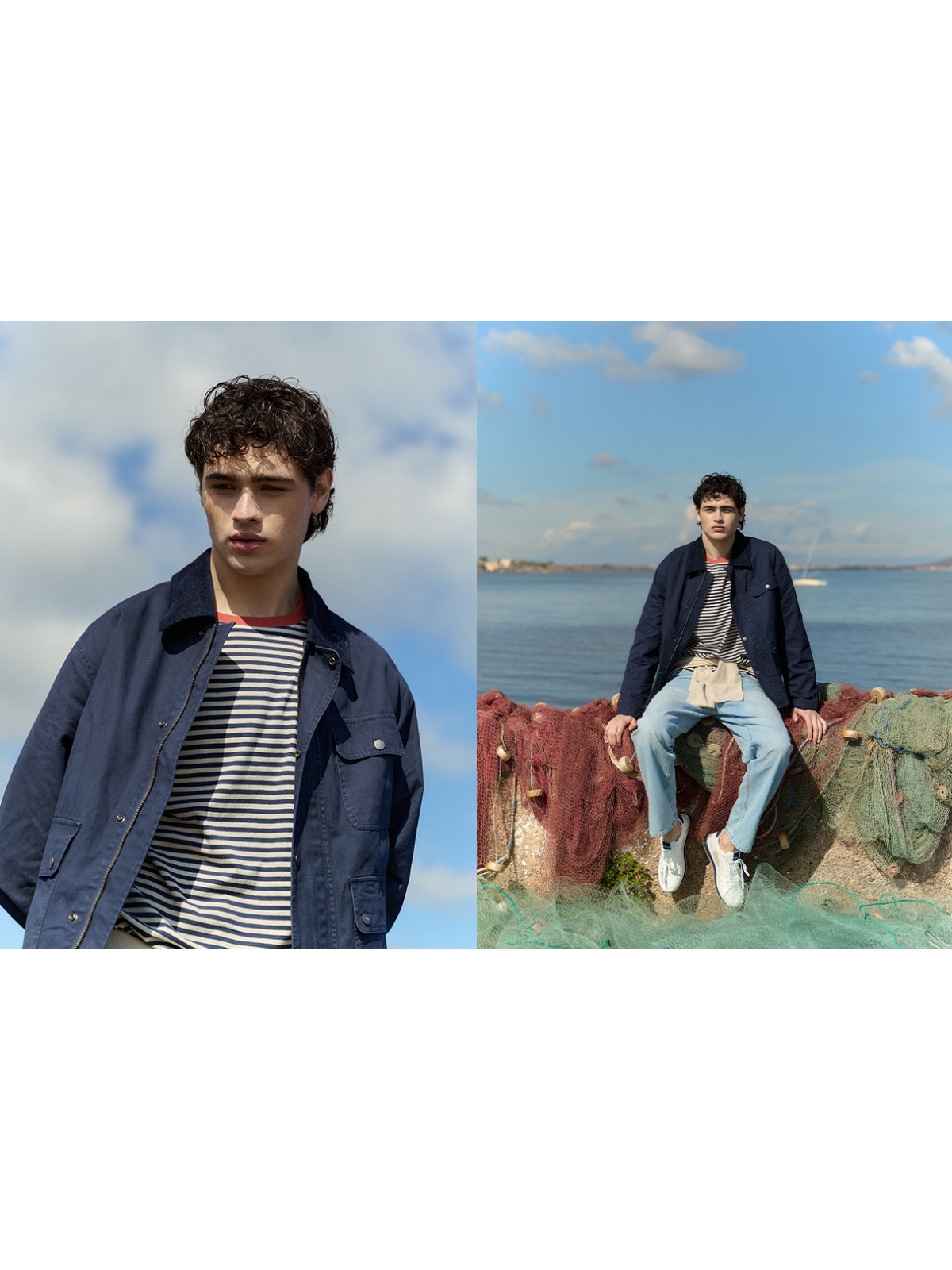 %NewExtra% Blue jacket with zipper navy