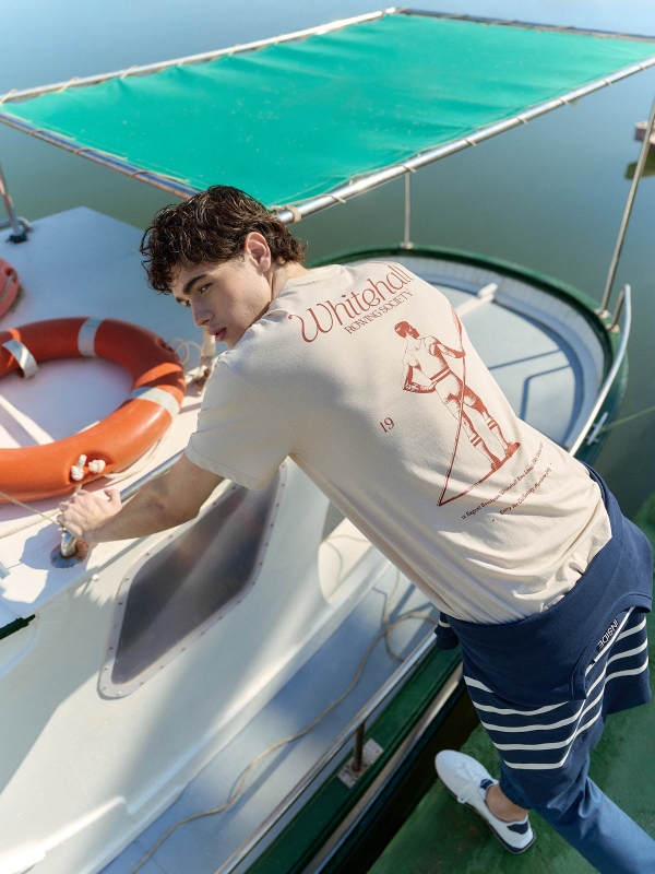  Camiseta Whitehall crudo