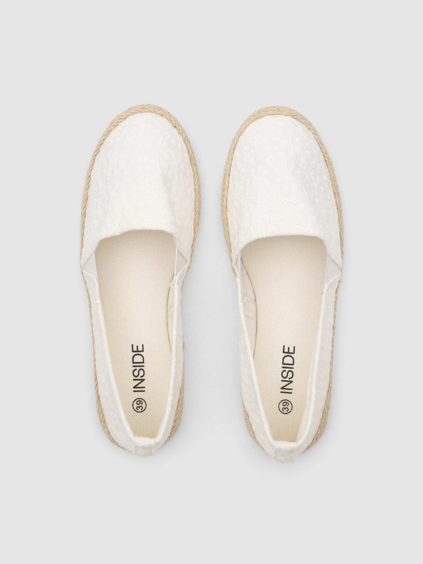 Sabrina crochet yute blanco