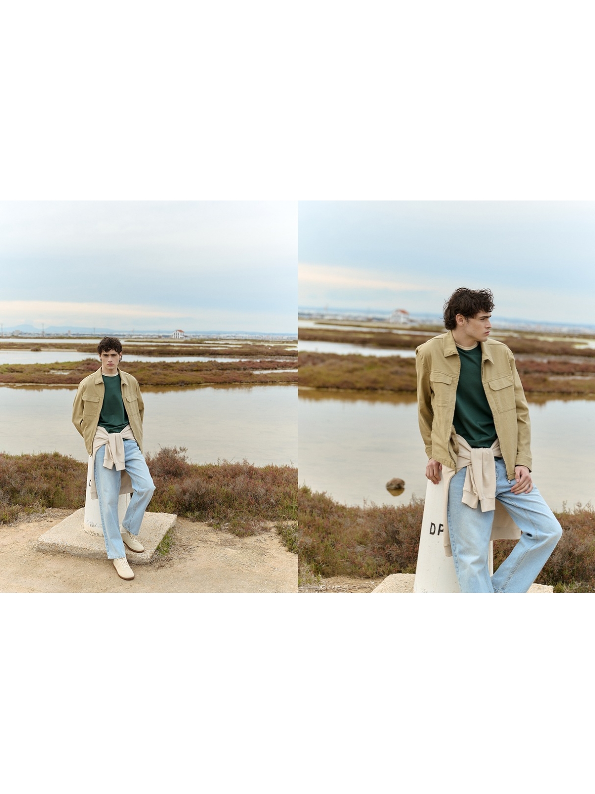 %NewExtra% Zipper jacket raw