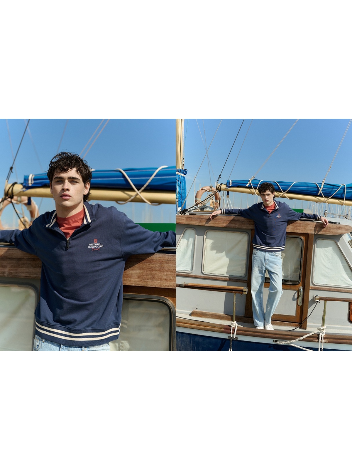 %NewExtra% Oversized zip-up fleece sweatshirt petrol blue