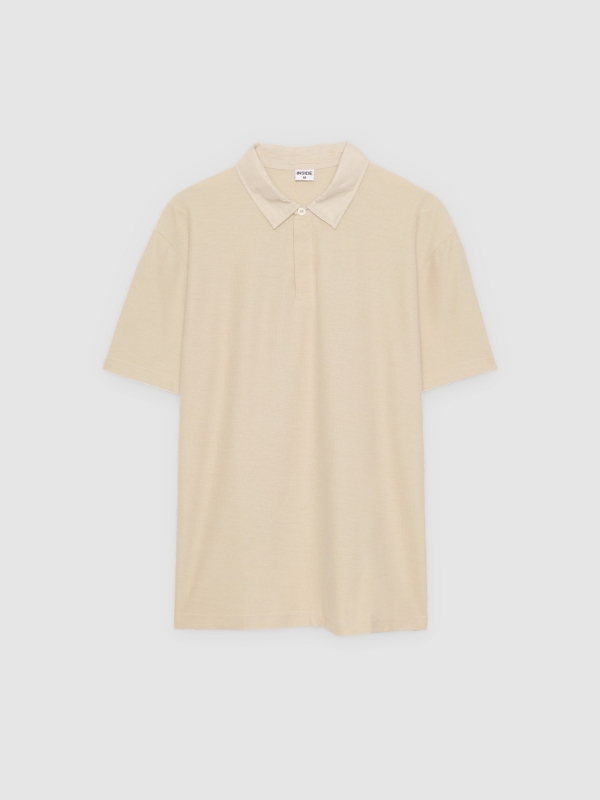  Basic piqué polo raw front view