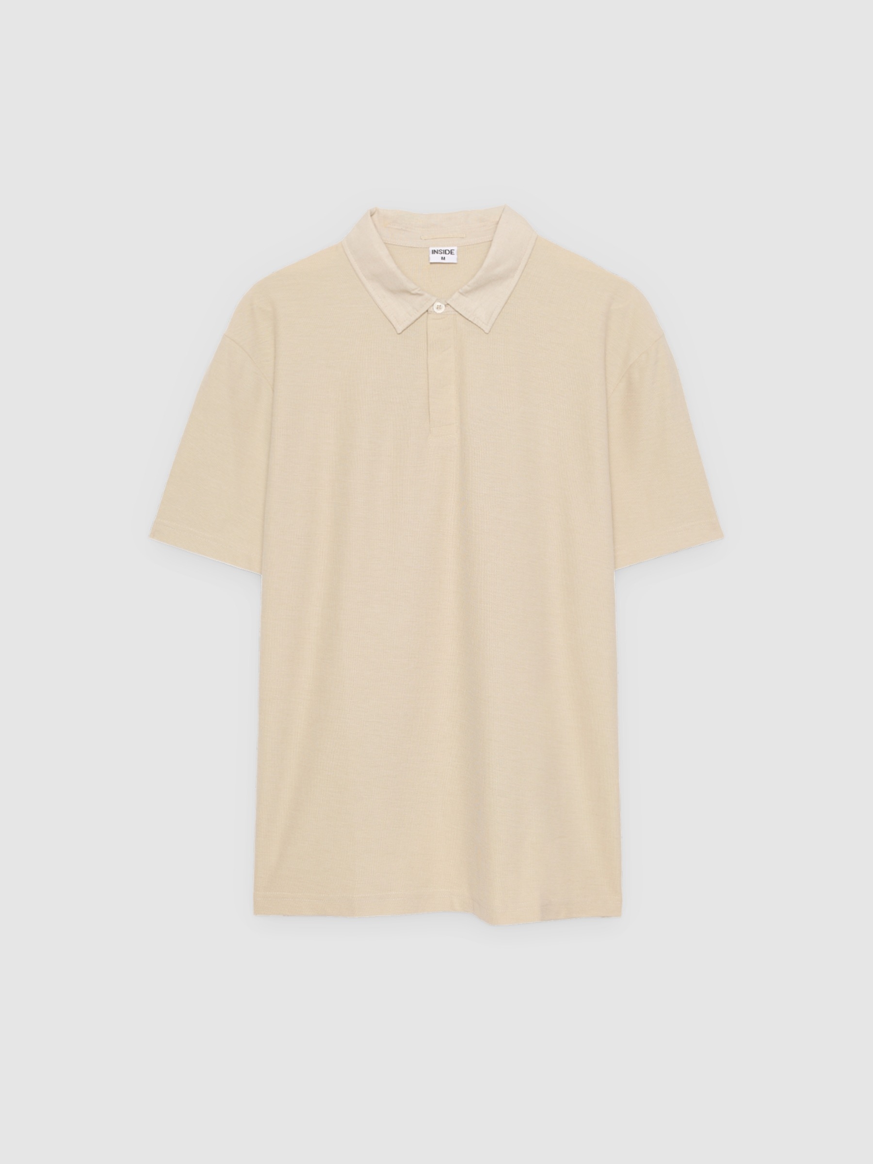  Basic piqué polo raw front view