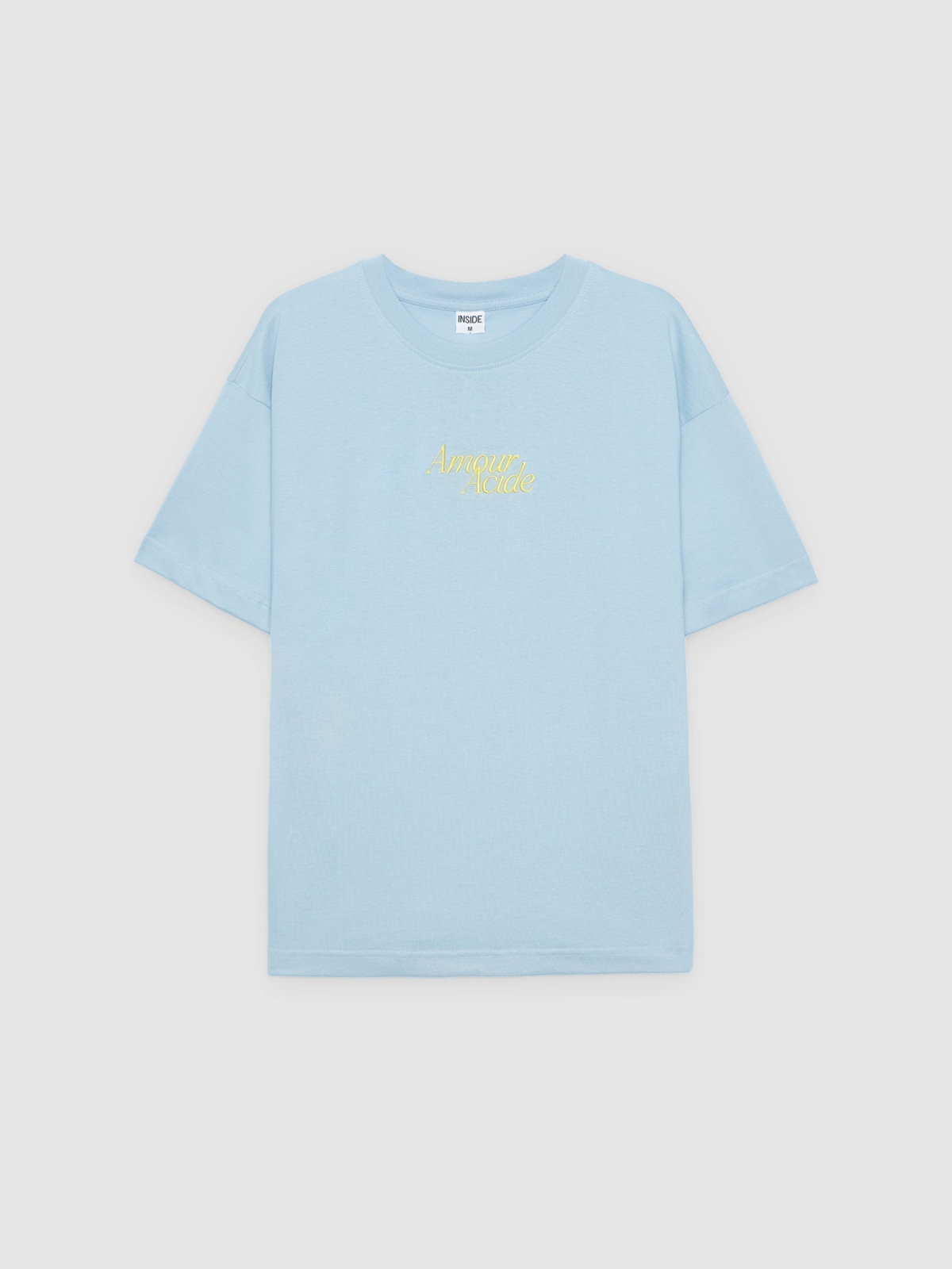 %Pto% Acid love T-shirt blue front view