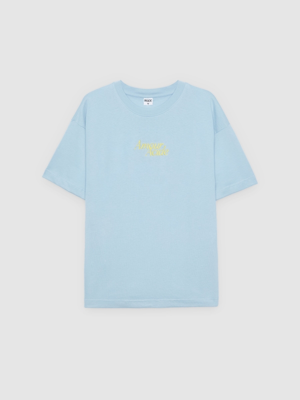  Acid love T-shirt blue front view