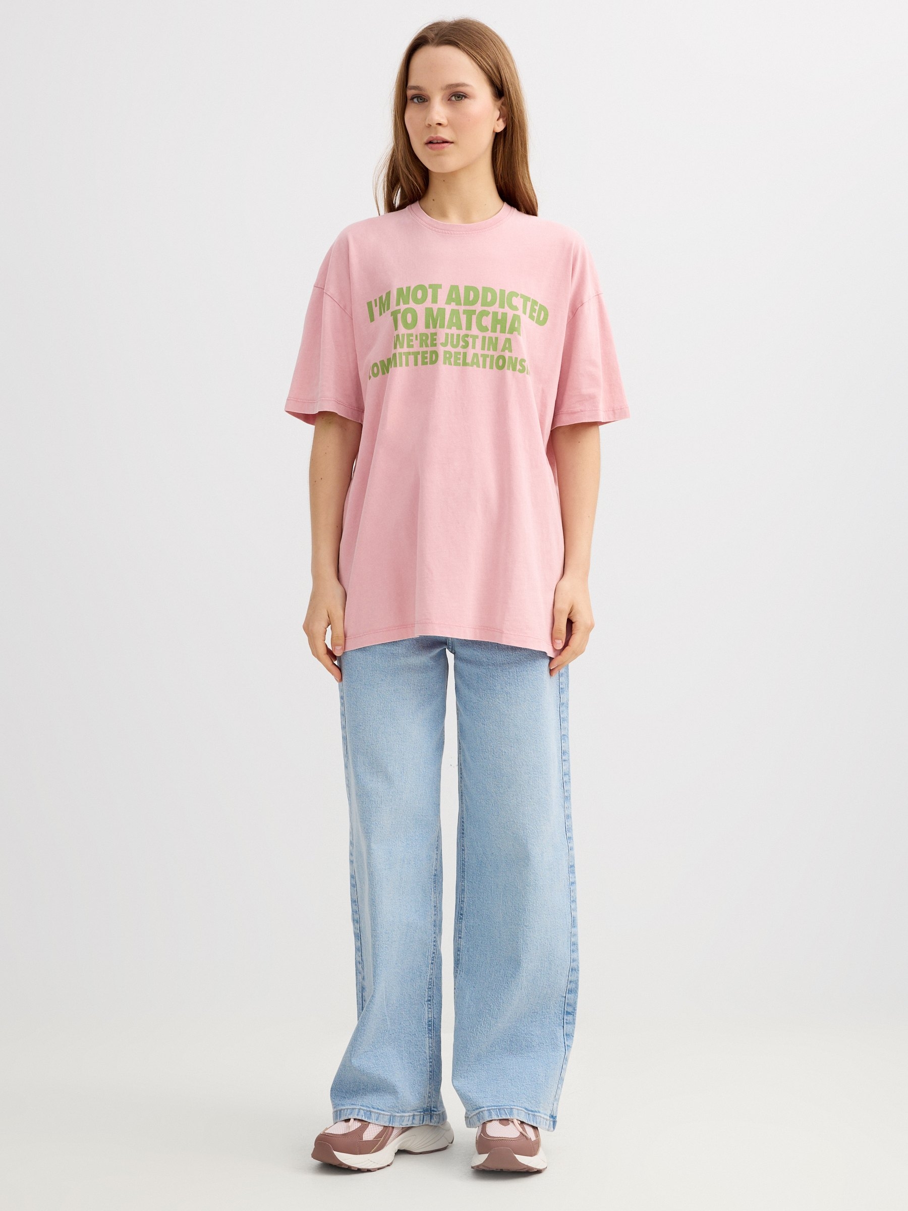 Camiseta oversized de algodão