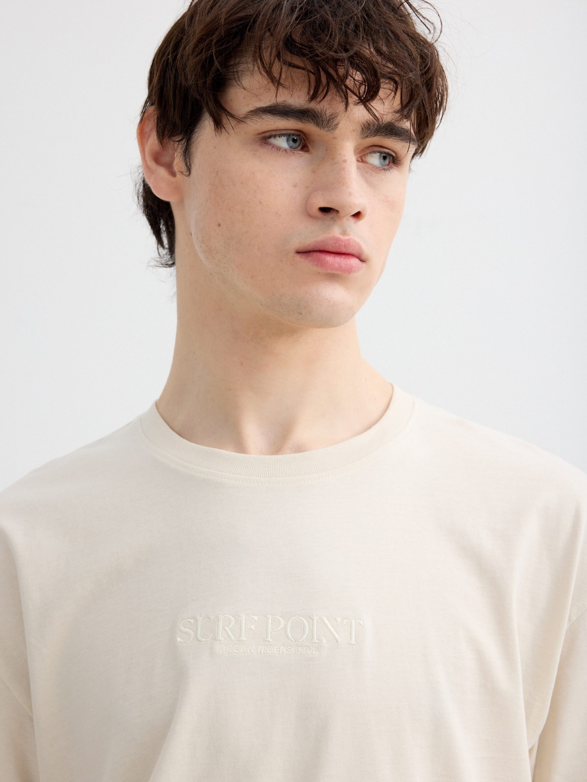 Surfpoint T-shirt raw detail view