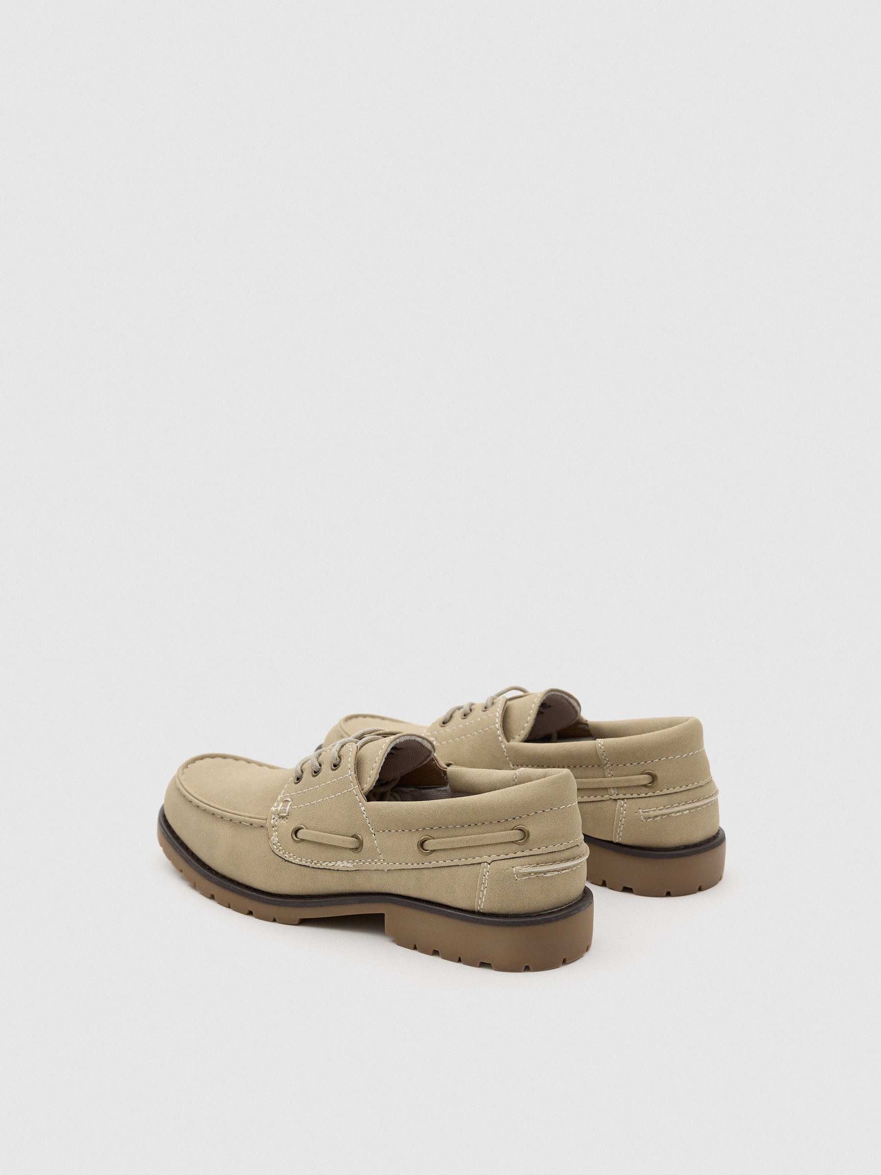 Náutico polipiel suela de goma beige