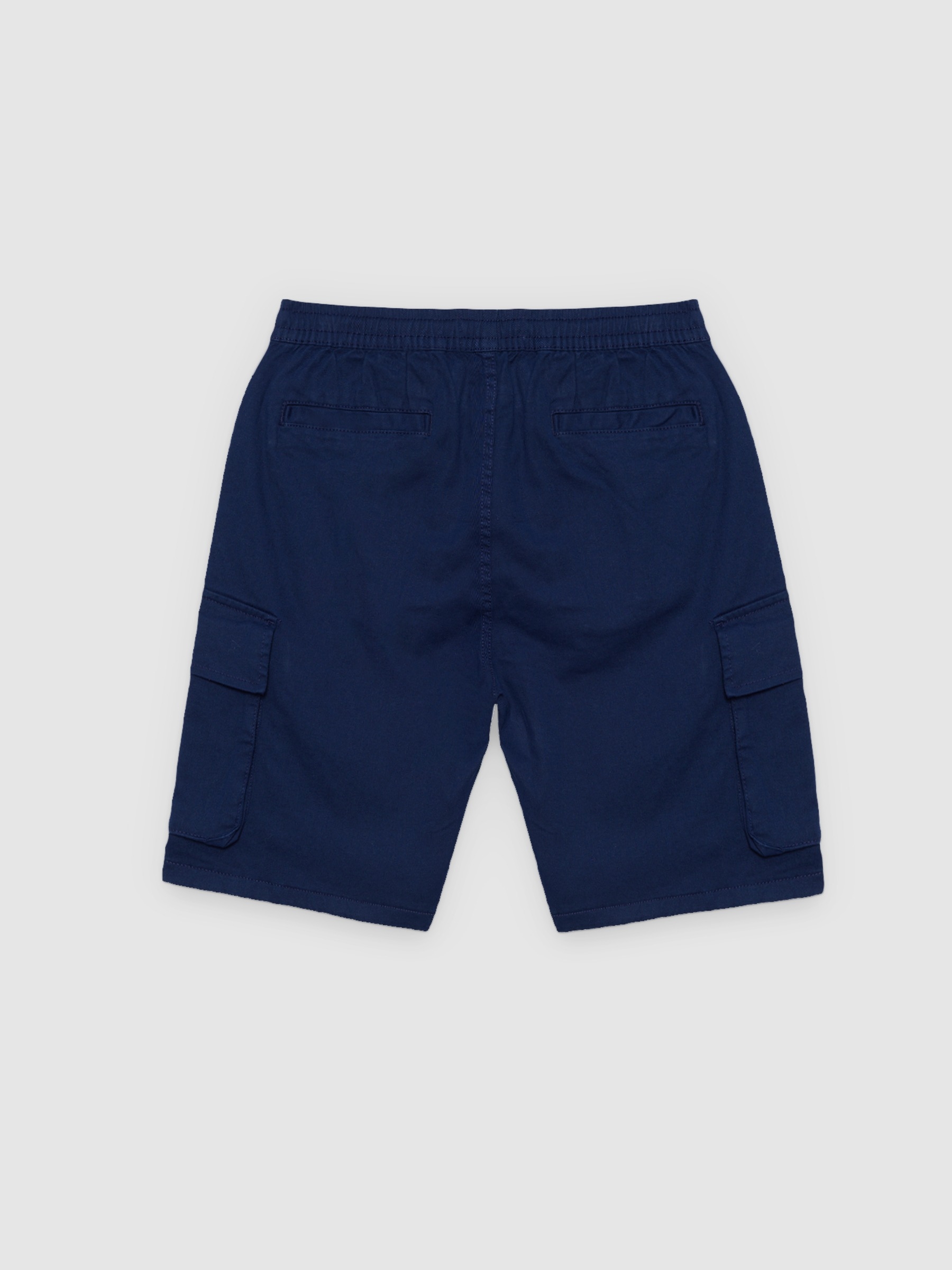 Bermuda jogger cargo blue middle front view