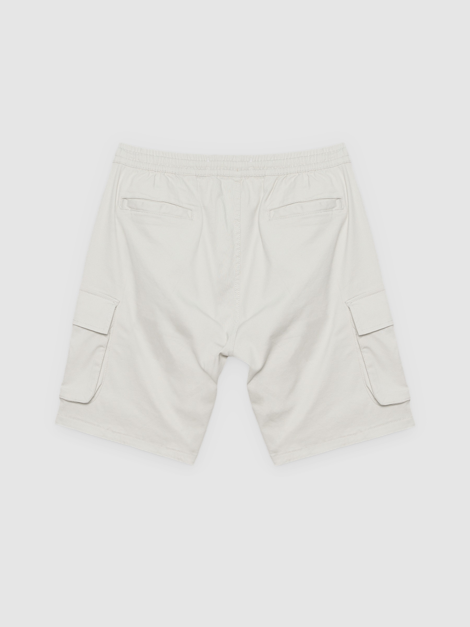 Bermuda jogger cargo gris claro vista media frontal