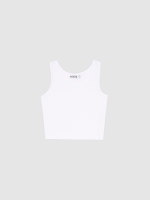 %Pto% Basic sleeveless top white front view