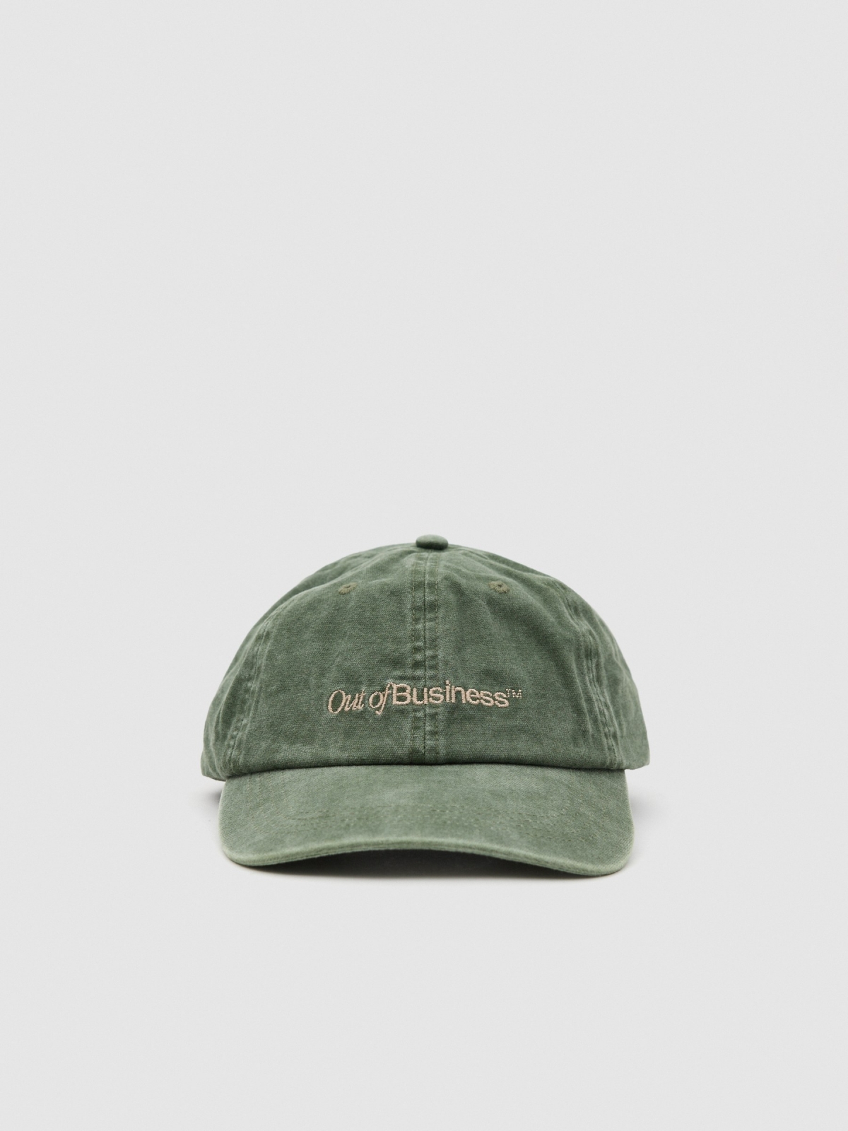Business baseball cap khaki 45º front view