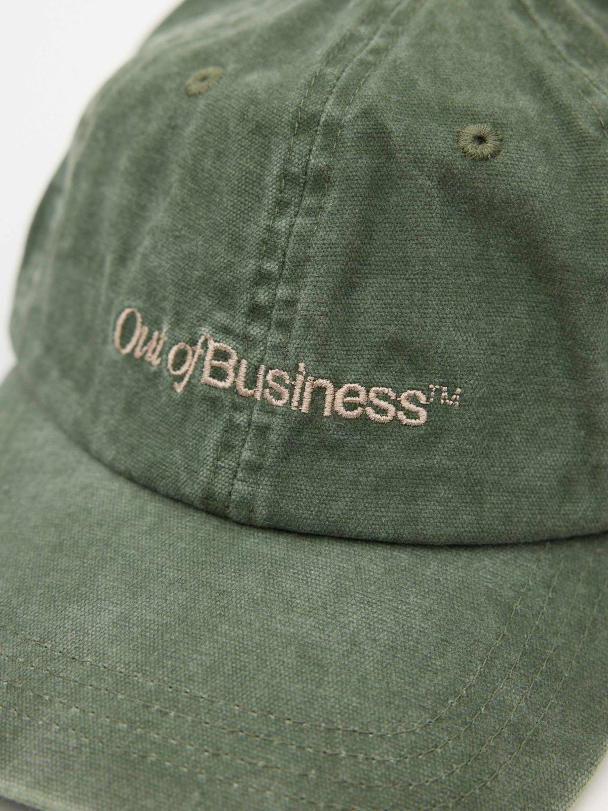 Business baseball cap khaki front view