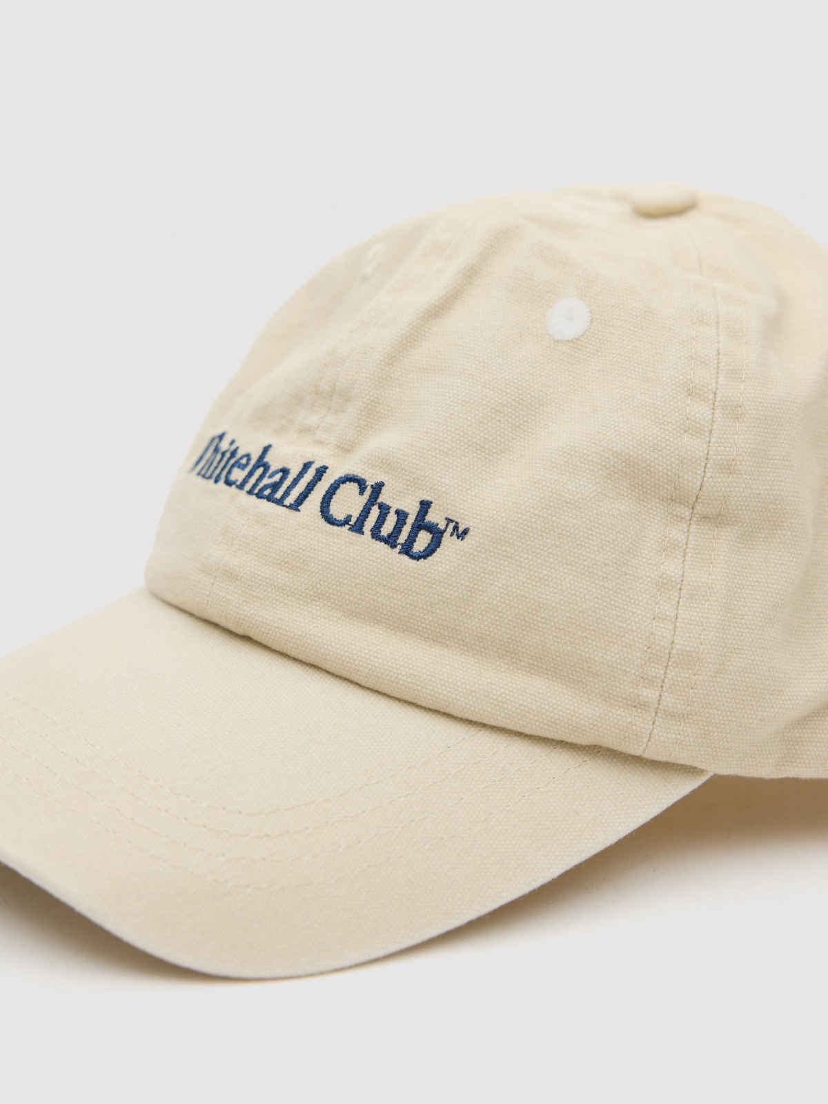 Gorra baseball Whitehall beige vista frontal