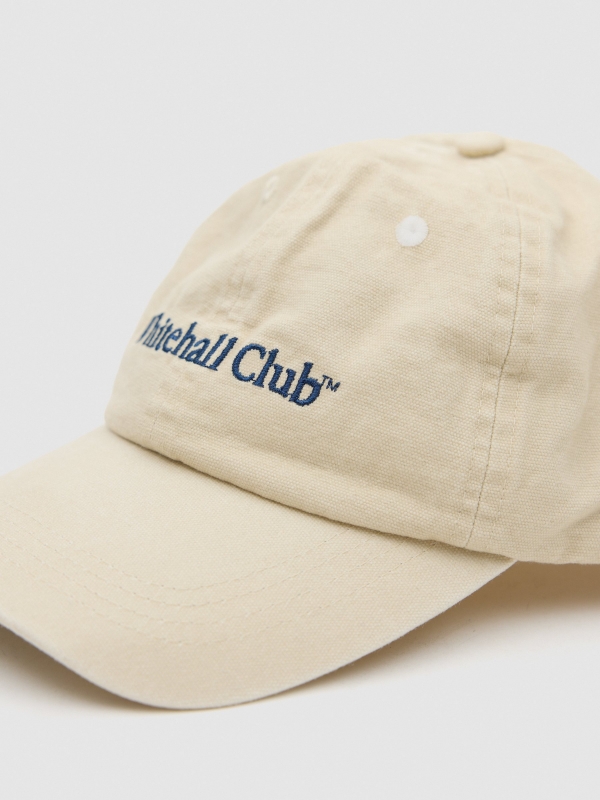 Gorra baseball Whitehall beige vista frontal
