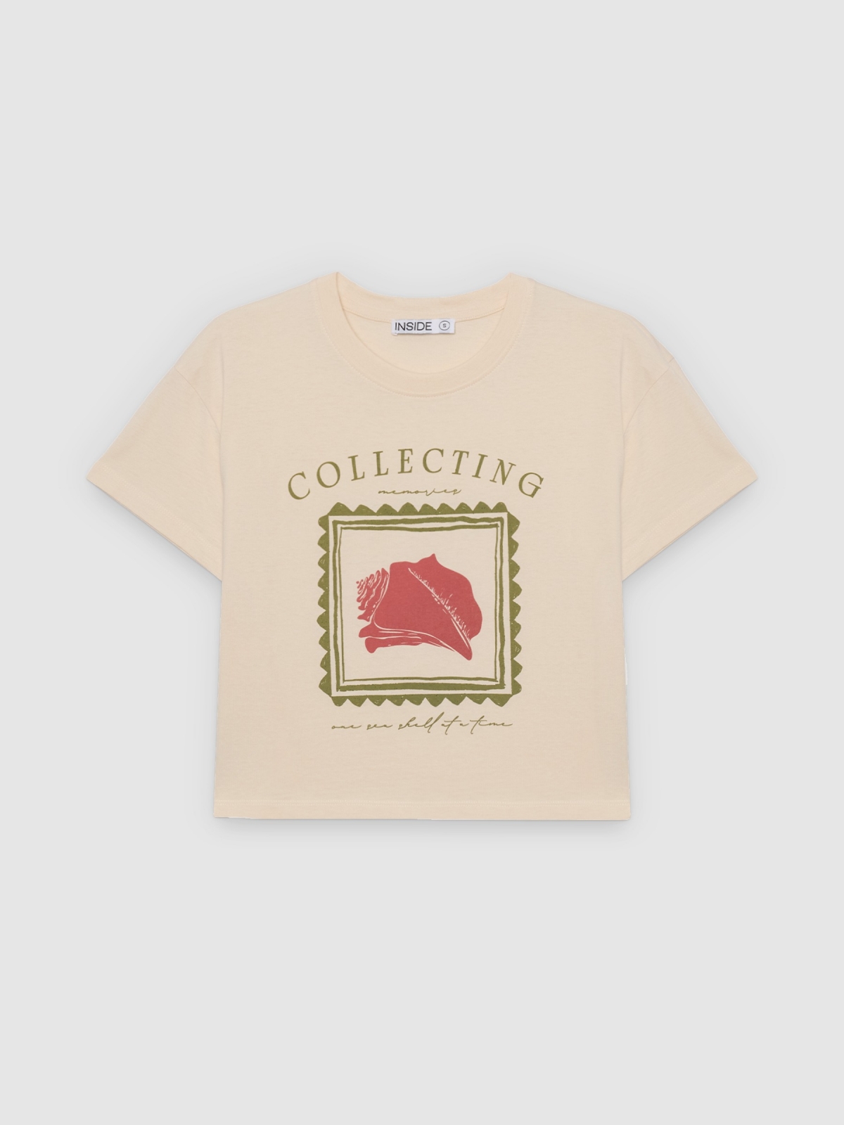 %Pto% Cotton T-shirt frame raw front view