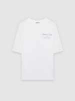 %Pto% Camiseta oversize estampado arte blanco vista frontal