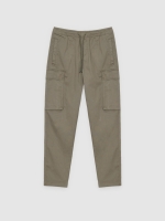 %Pto% Jogger casual pockets green front view