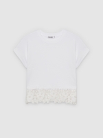 %Pto% Camiseta combinada sin mangas blanco vista frontal