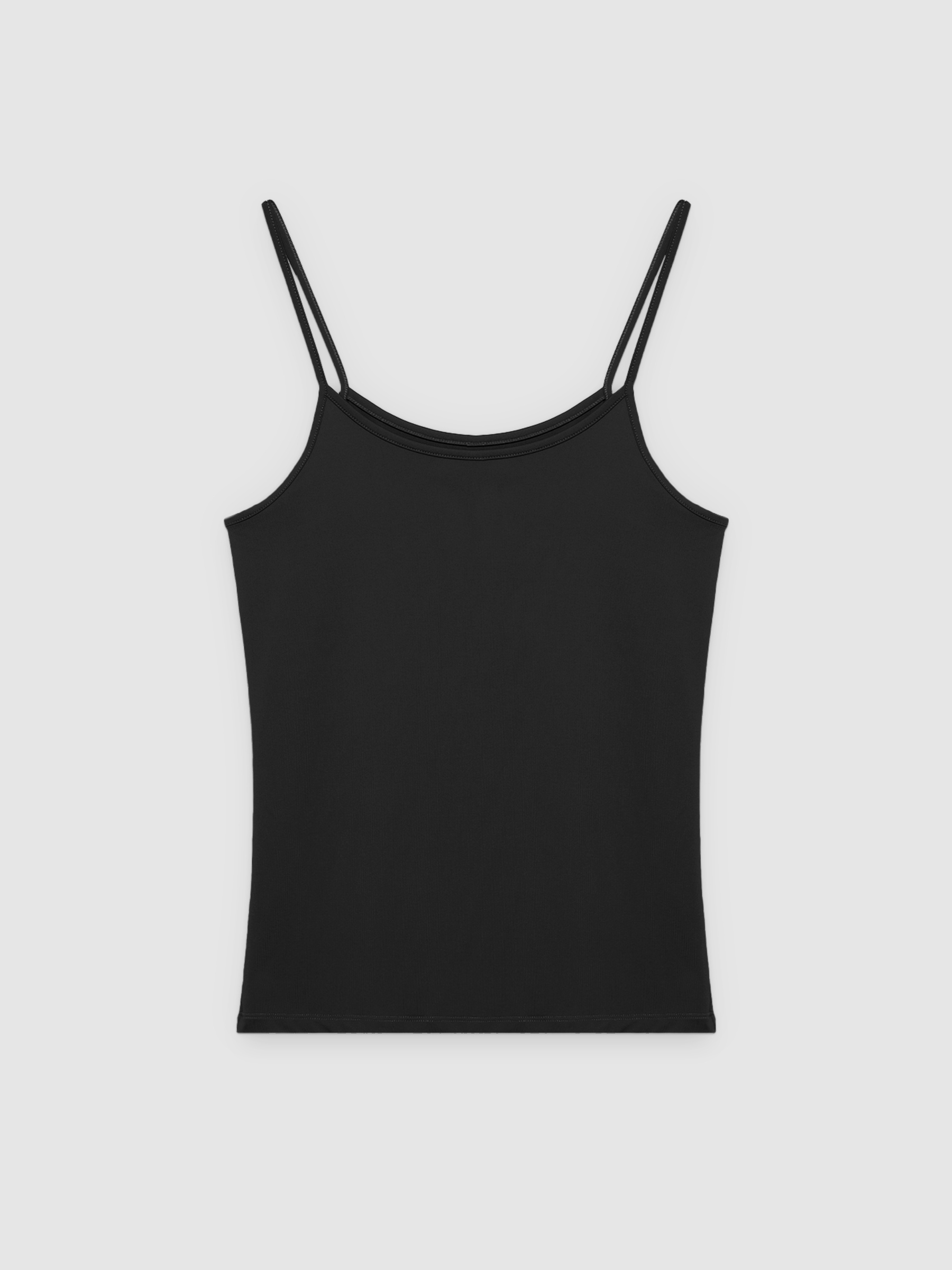  Camiseta tirantes slim negro vista frontal