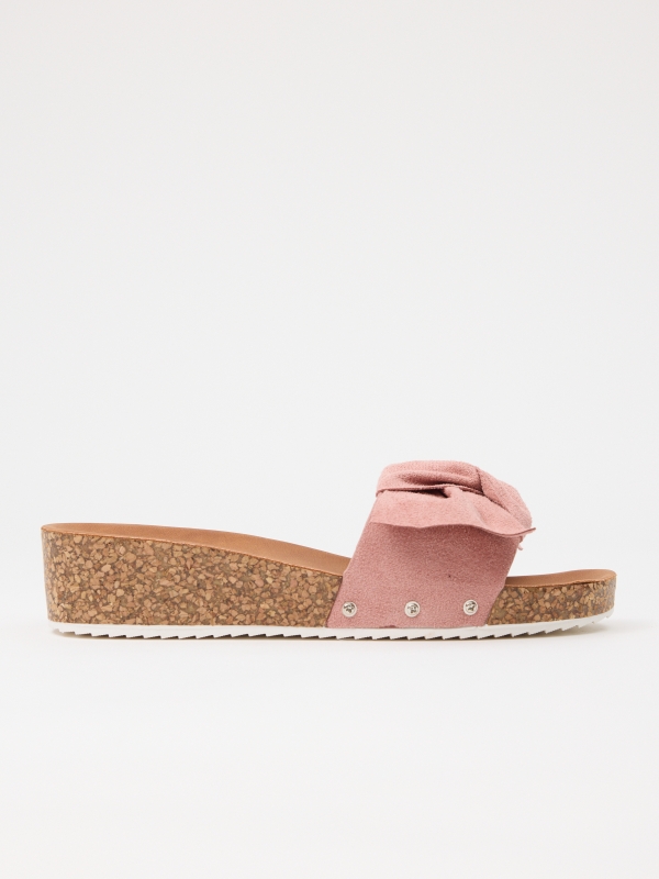 Wedge shovel wedge loop strip nude pink