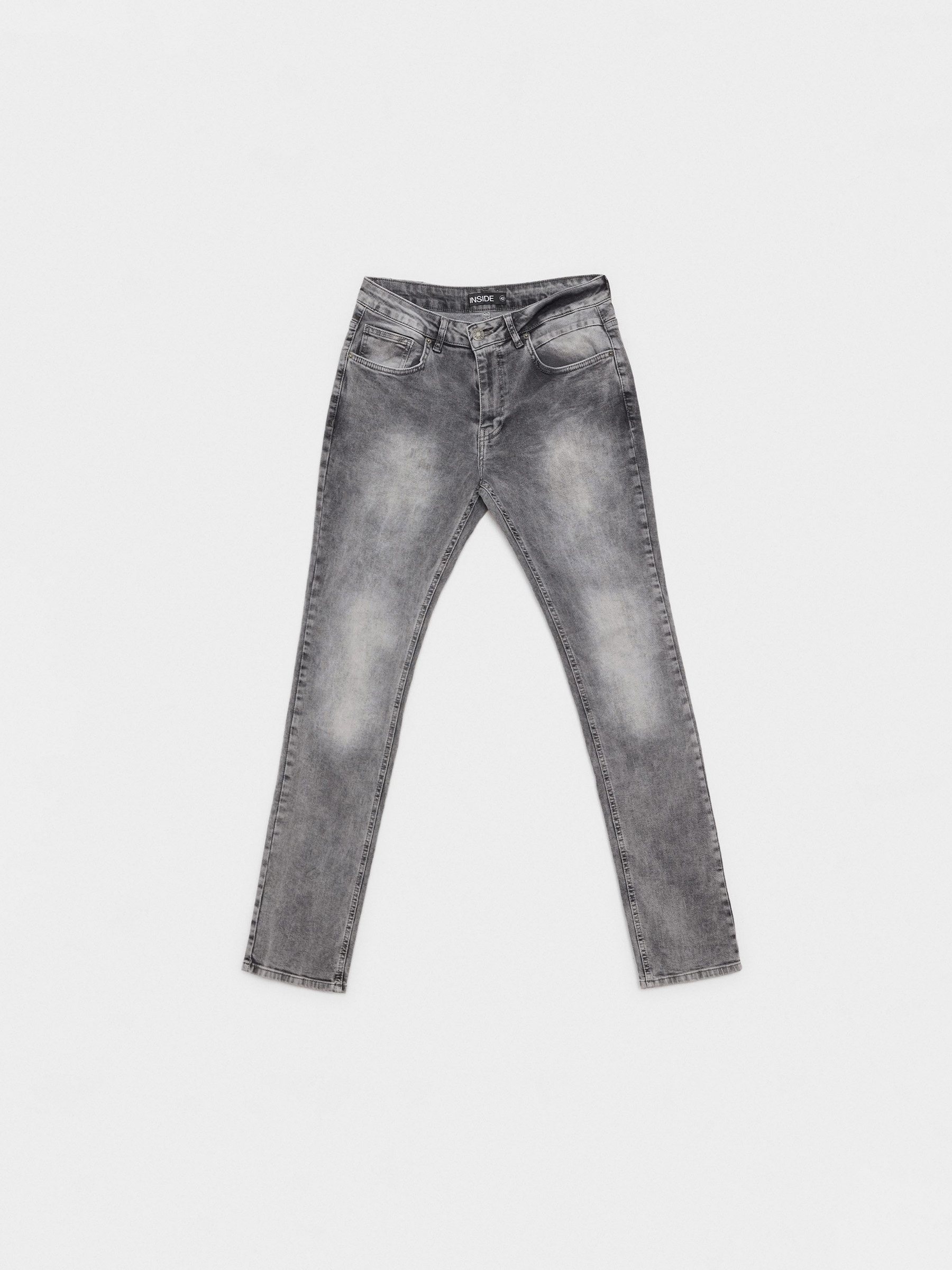 Jeans Slim grises gris oscuro vista general frontal
