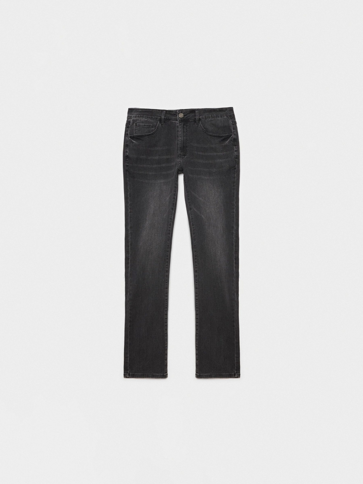 %Pto% Jeans regular negro vista frontal