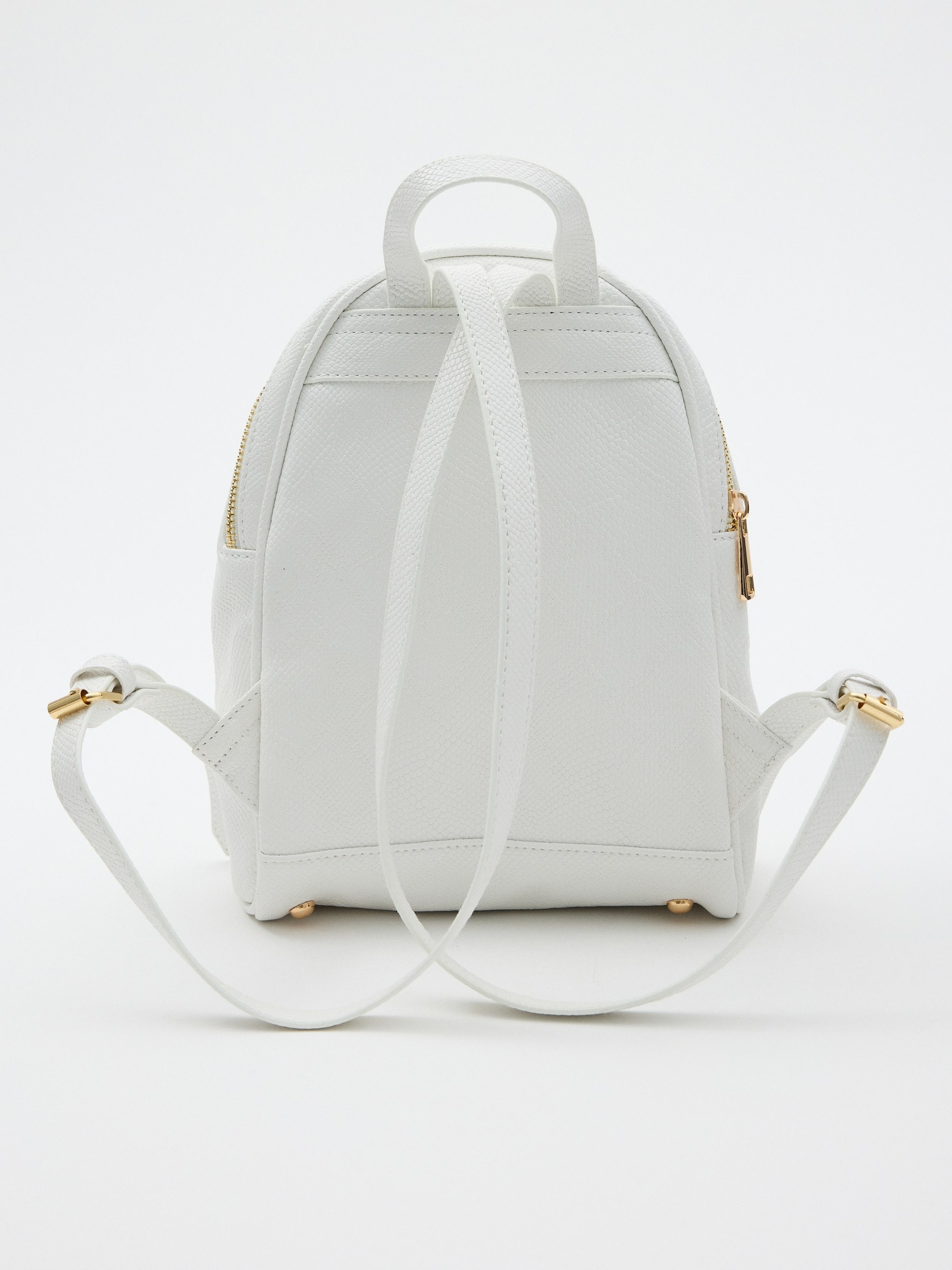 Mochila casual blanca