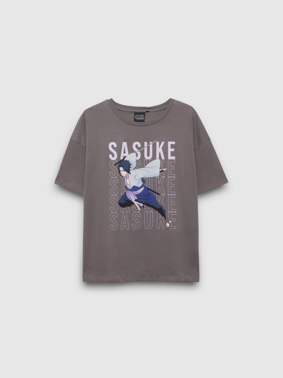 %Pto% Sasuke t-shirt dark grey front view