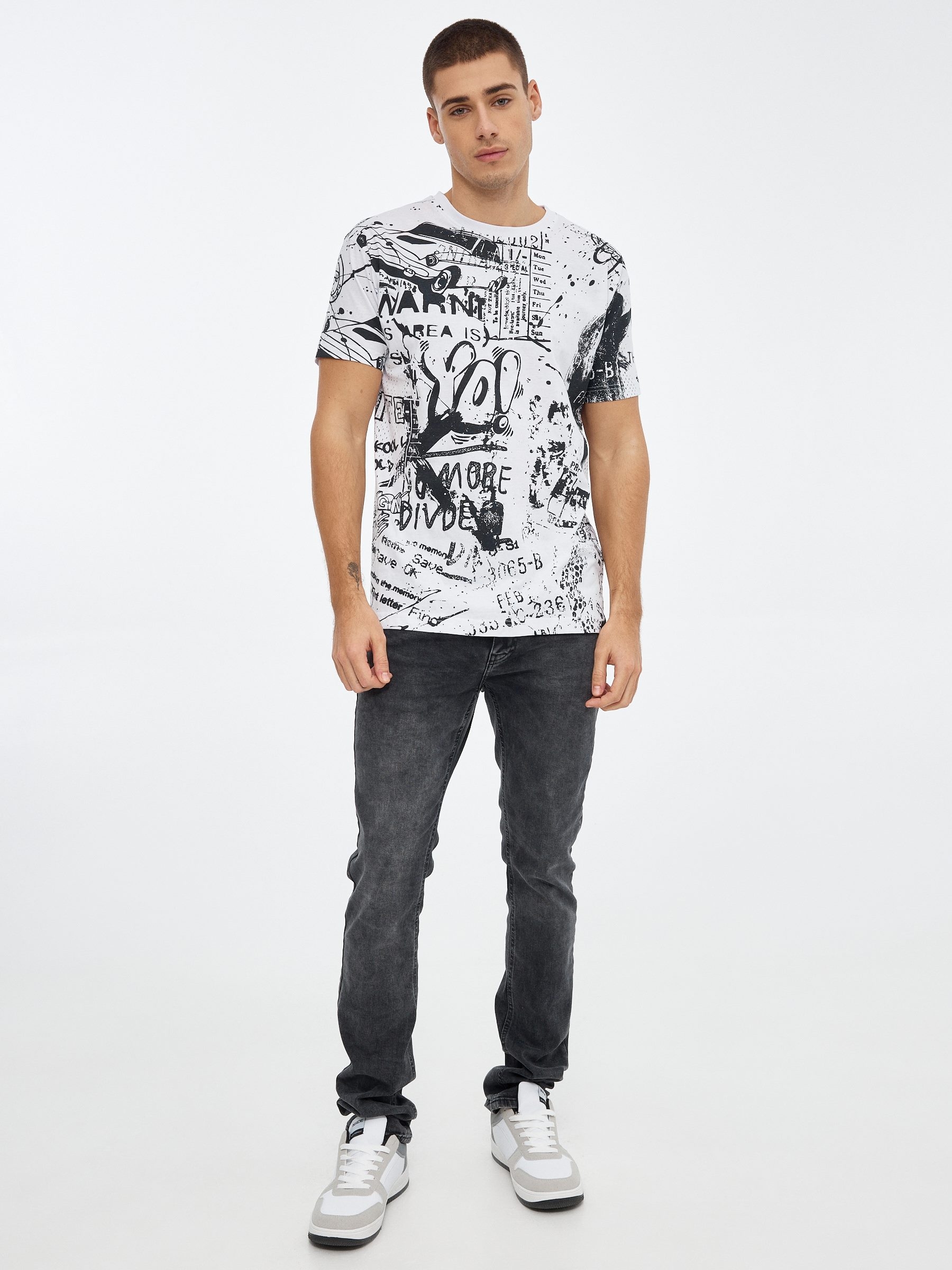 Camiseta estampado total