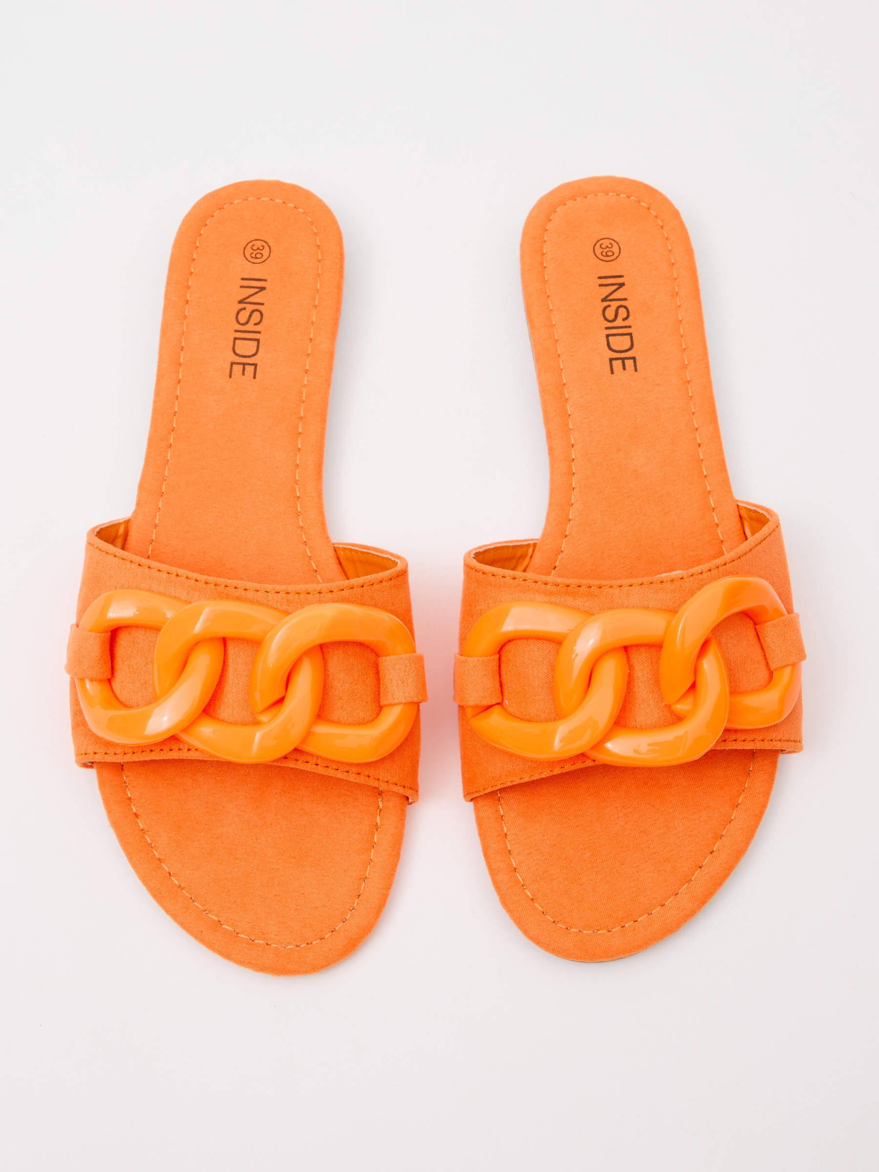 Esclava con cadena melocotón