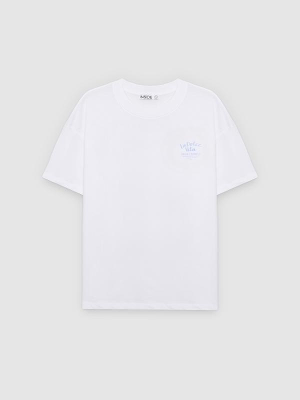  Camiseta Dolce Vita branco vista frontal