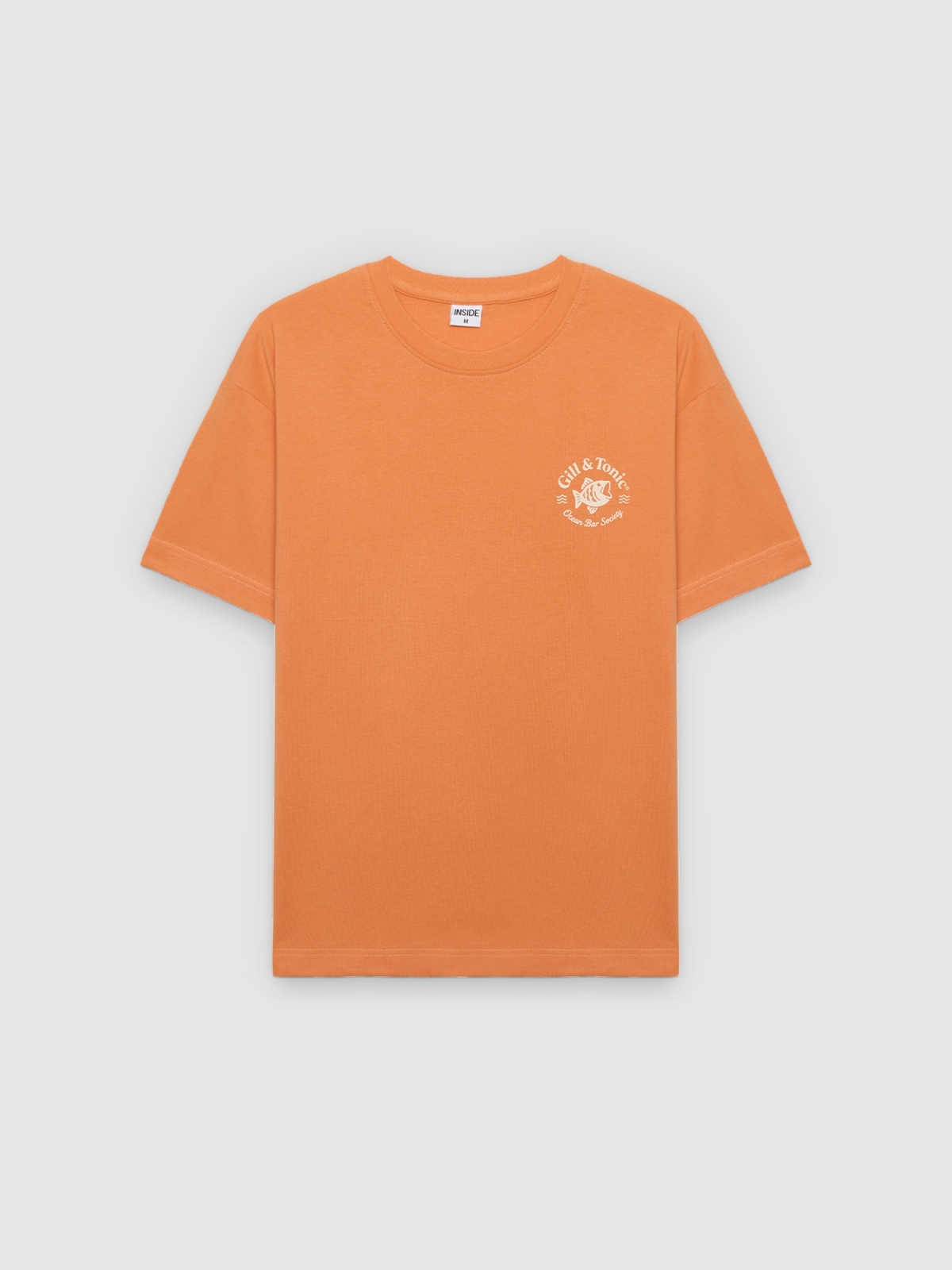 %Pto% Ocean T-shirt coral front view
