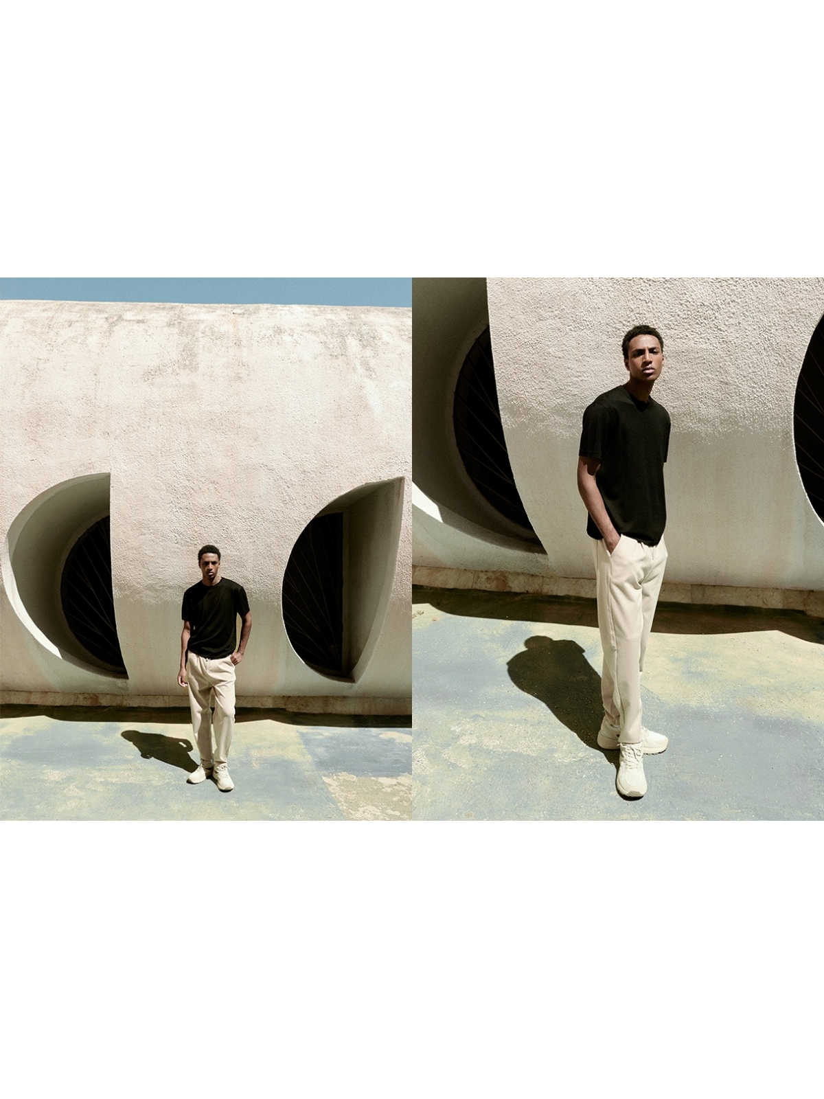 %NewExtra% Fleece joggers with drawstrings beige