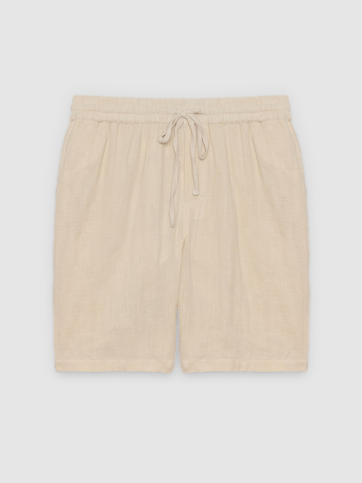%Pto% Bermuda jogger raw front view