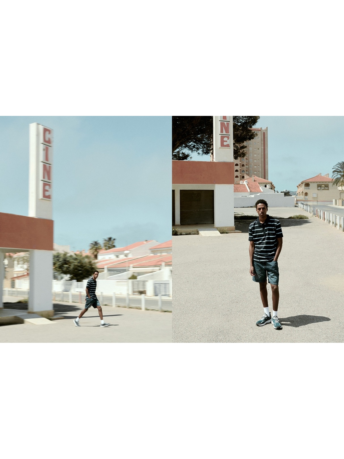 %NewExtra% Bermuda jeans regular com cinco bolsos azul
