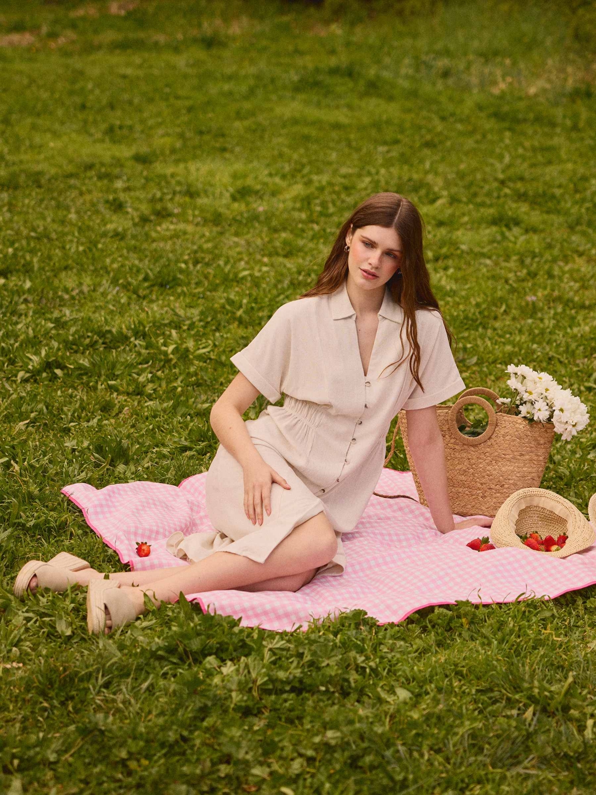 %New% Cuña plataforma yute crudo