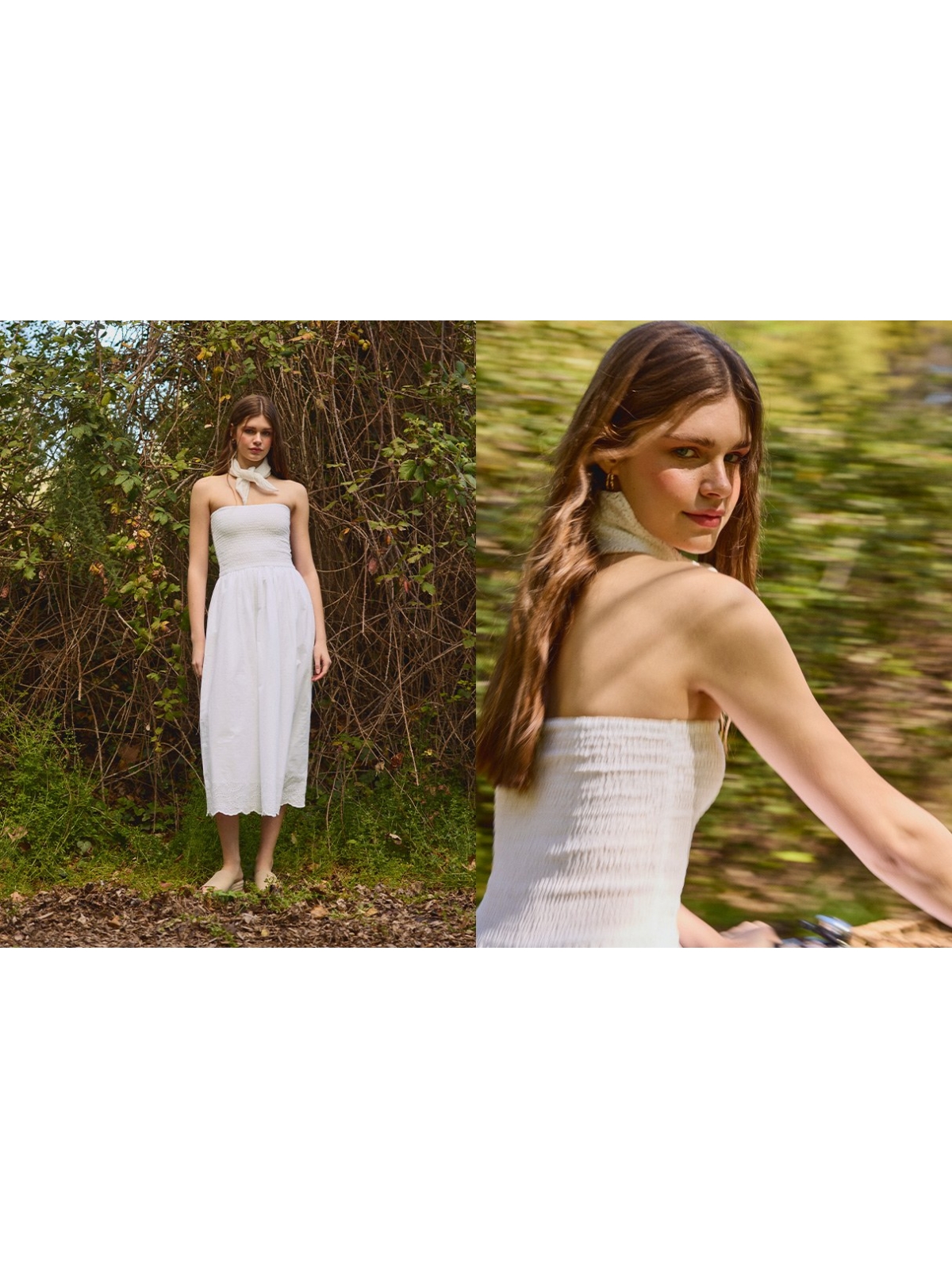 %NewExtra% Vestido maxi bordado suíço branco