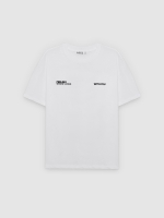 %Pto% Camiseta oversized feeling branco vista frontal