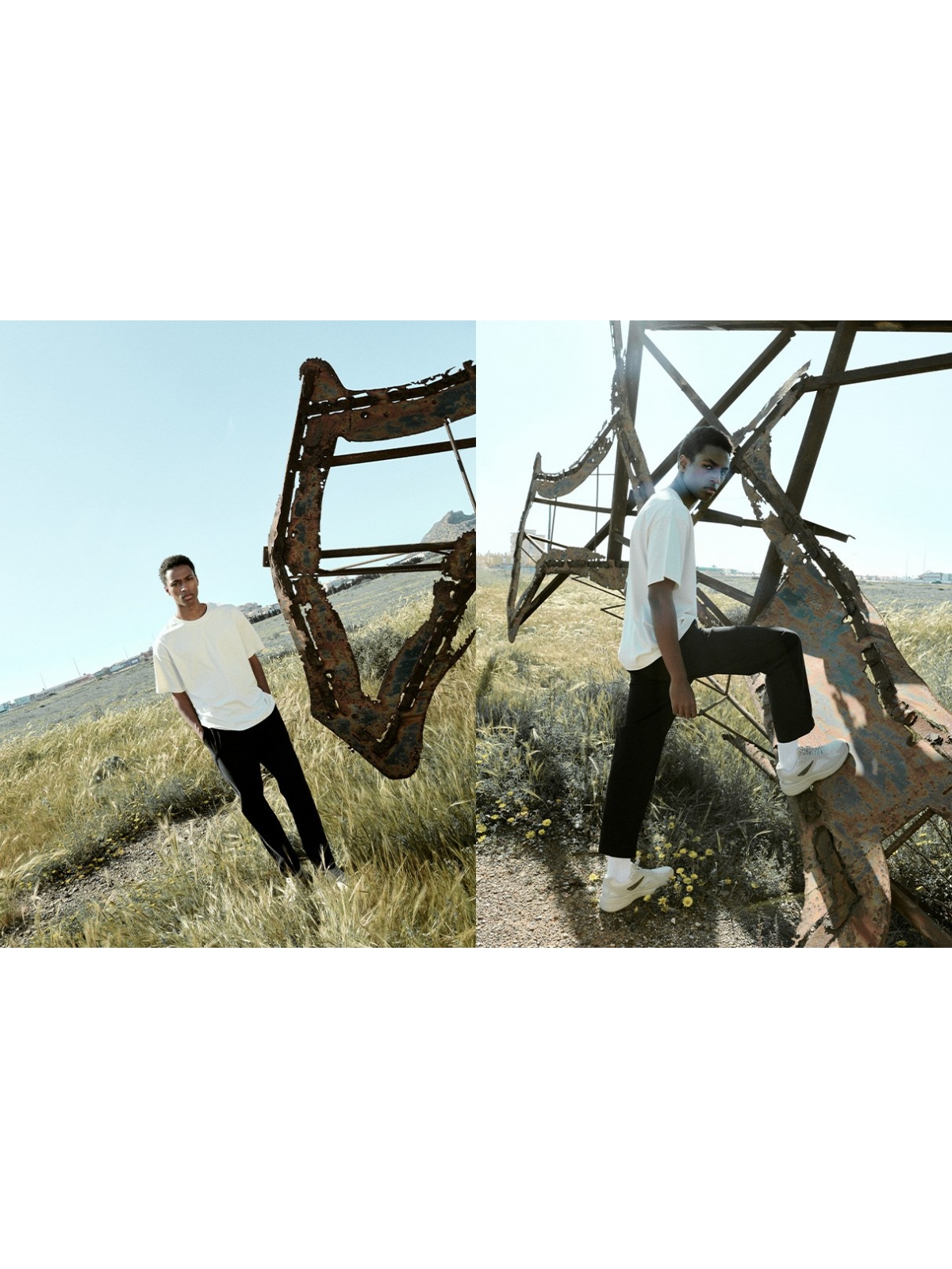 %NewExtra% Gabardine jogger pants black