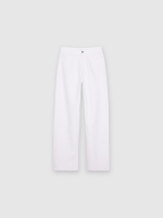%Pto% Straight twill pants white front view