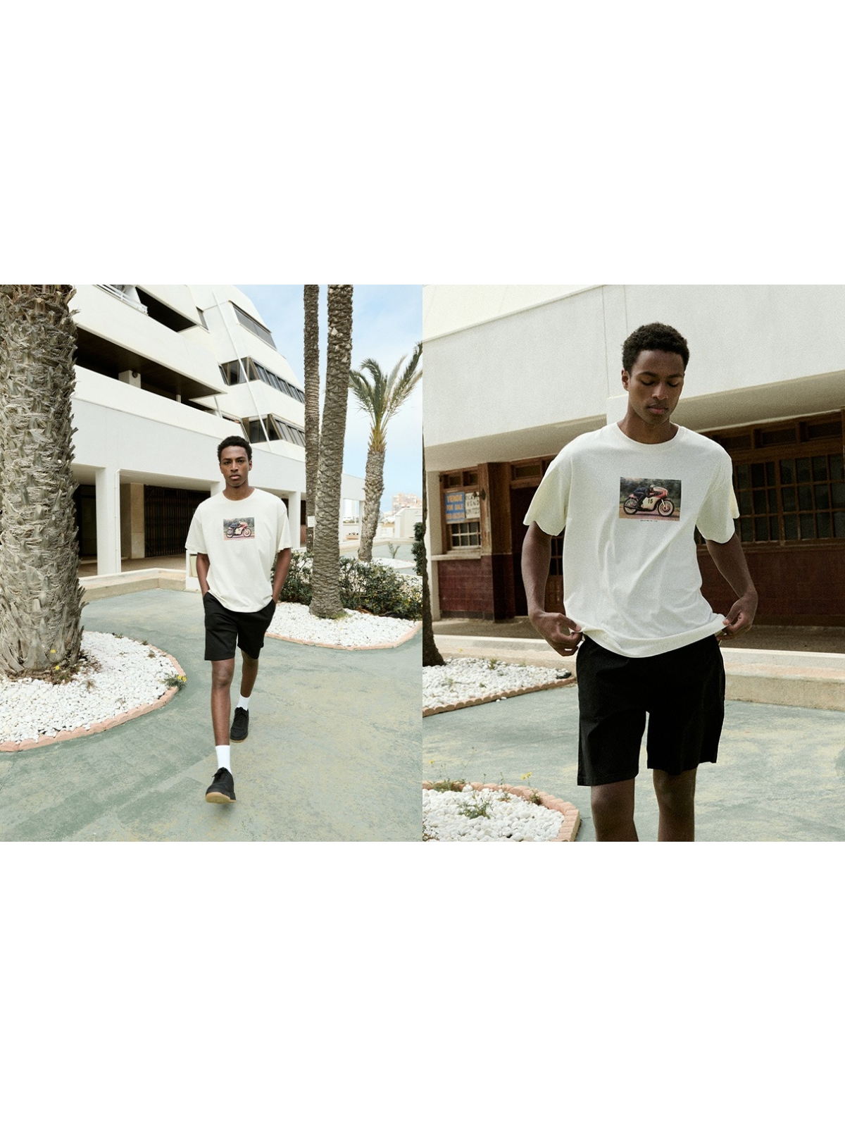 %NewExtra% Gabardine jogger shorts black